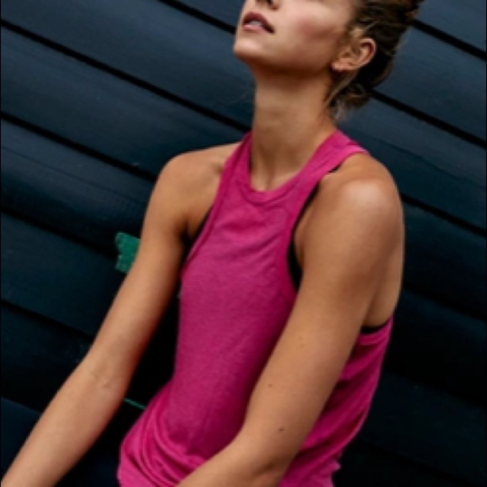 Free People Movement Tank Top Pink Size XS NWT